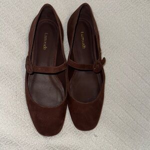 Women's Brown Mary Jane Flats